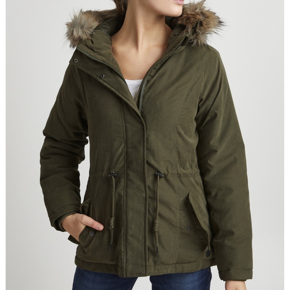 OnlyPlay SZ XXL Winter Coat in Ivy Green - Picture 1 of 7